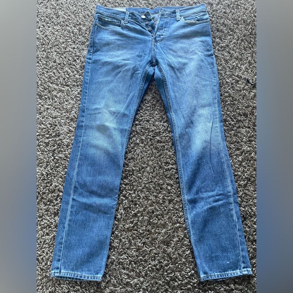 Faded Hollister Blue Jeans 33/32